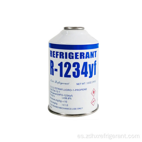 Gas de refrigerante puro de alta calidad R1234yf